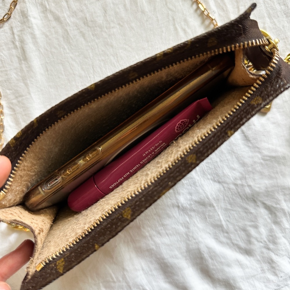 🍒✨customized Authentic Louis Vuitton Brown Monogram Canvas Mini Bag ✨🍒 - Picture 5 of 9